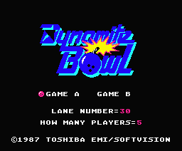Dynamite Bowl screenshot 3 for MSX2
